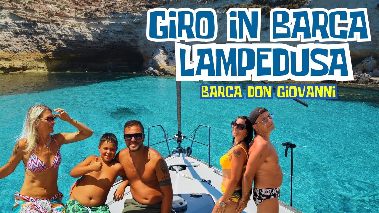 Giro in barca a Lampedusa 🚤 con Don Giovanni: ne vale davvero la pena?