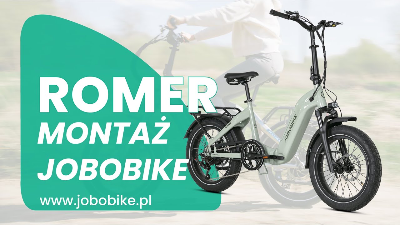 Rower Elektryczny Jobobike Romer instrukcja pierwszego montażu.