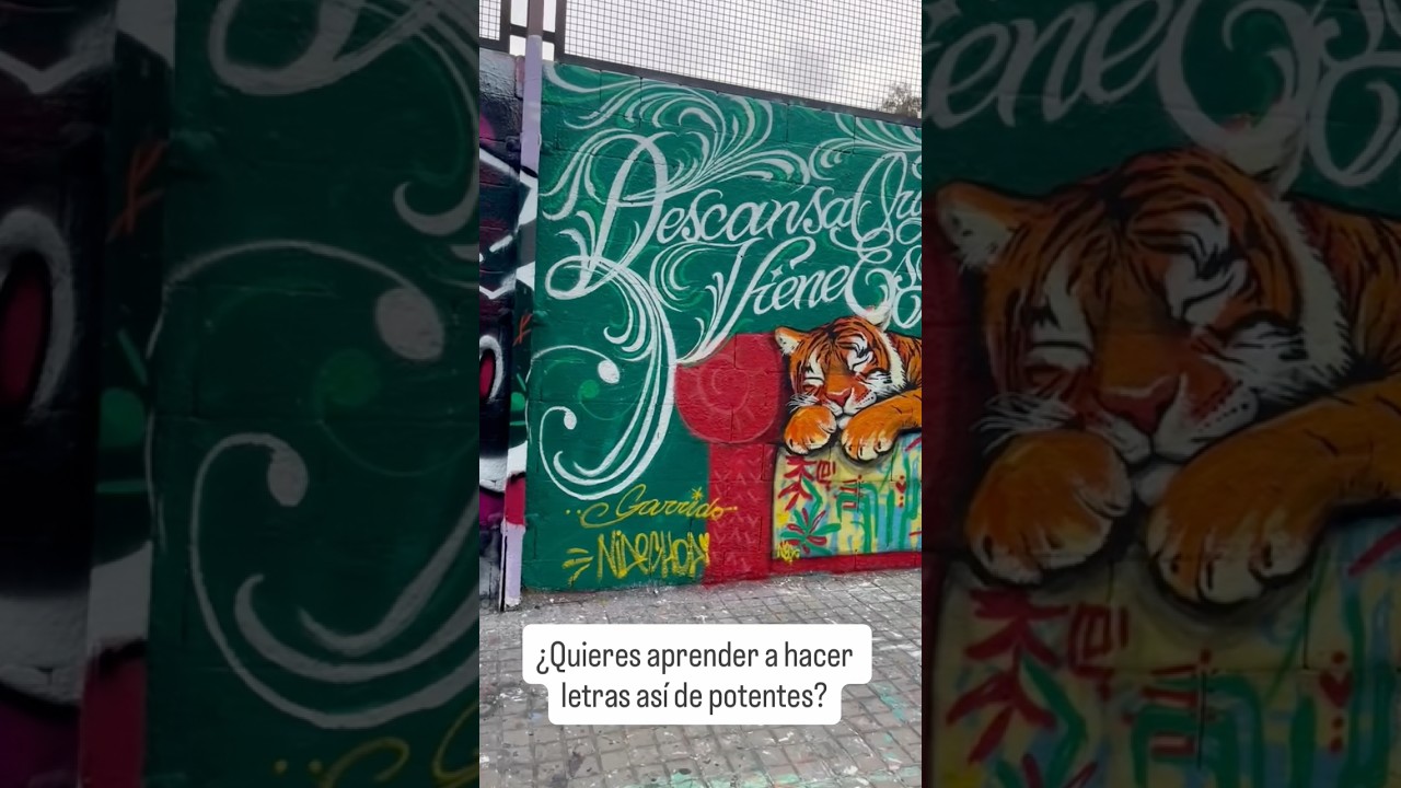 Caligraf&iacute;a mural / #murals #calligraphy #caligrafia