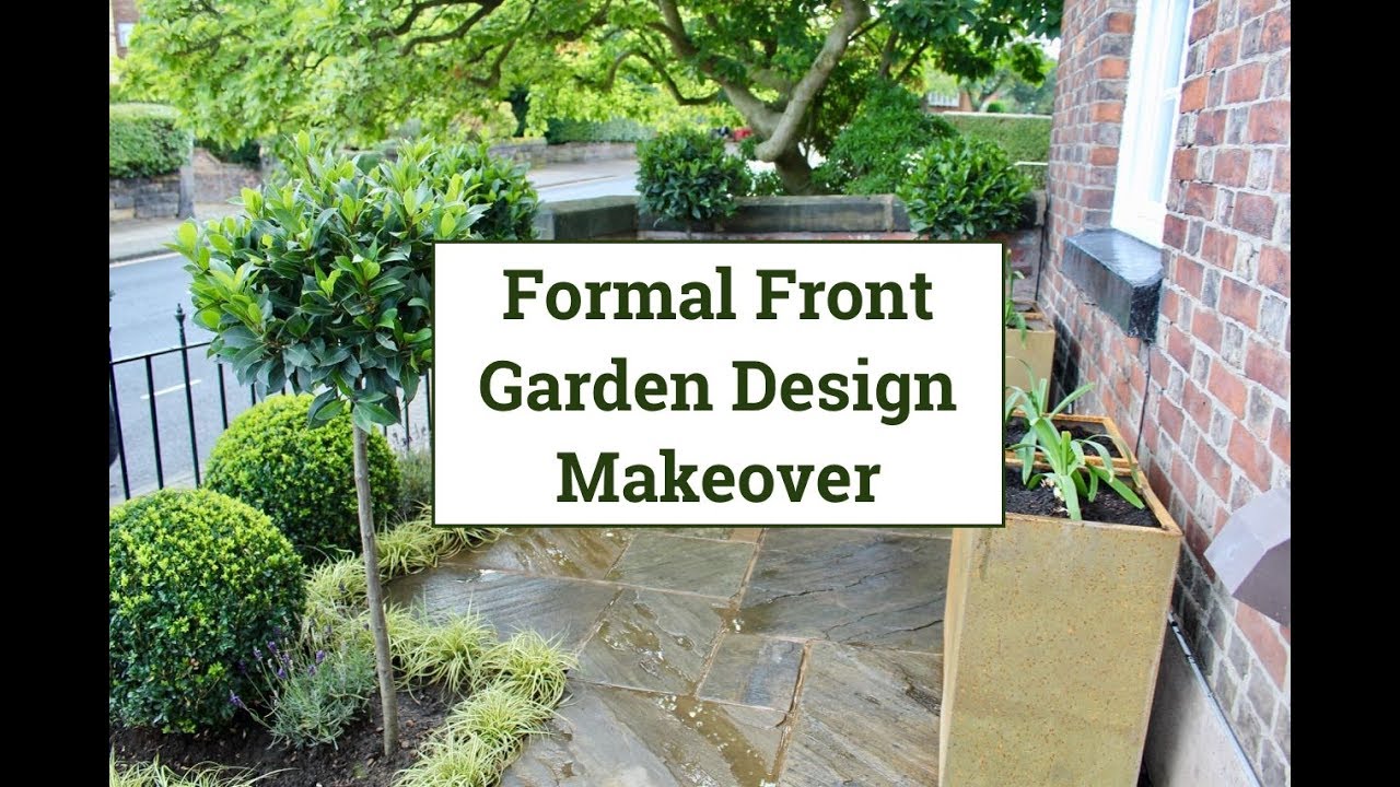 Formal Front Garden Design Makeover