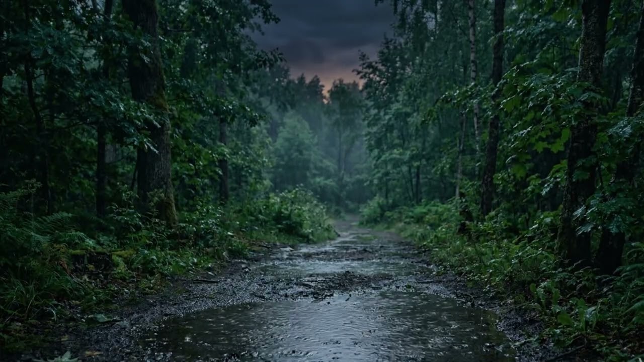 Relaxing Forest Rain Sounds for Sleep Meditation | Sonidos de Lluvia para Dormir y Meditación