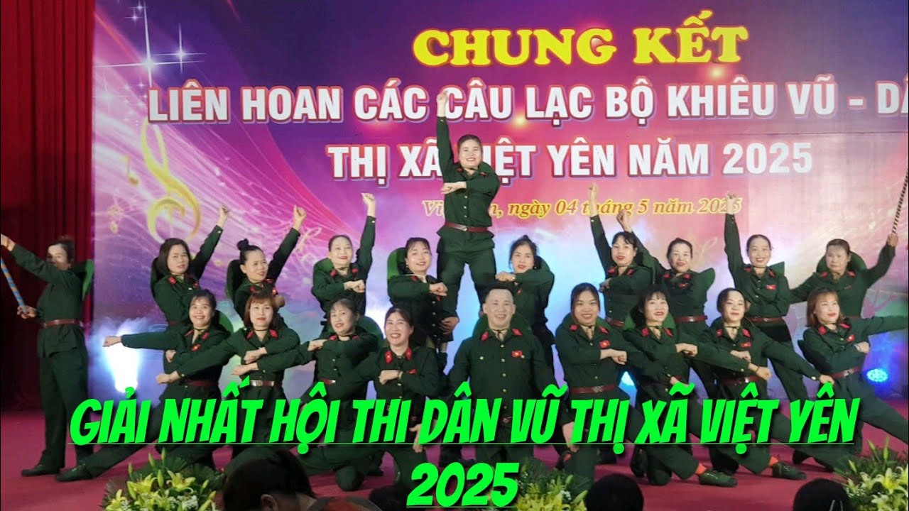 GIẢI NHẤT HỘI THI DÂN VŨ THỊ XÃ VIỆT YÊN 🇻🇳 Clb Văn Xá 🇻🇳🇻🇳🇻🇳
