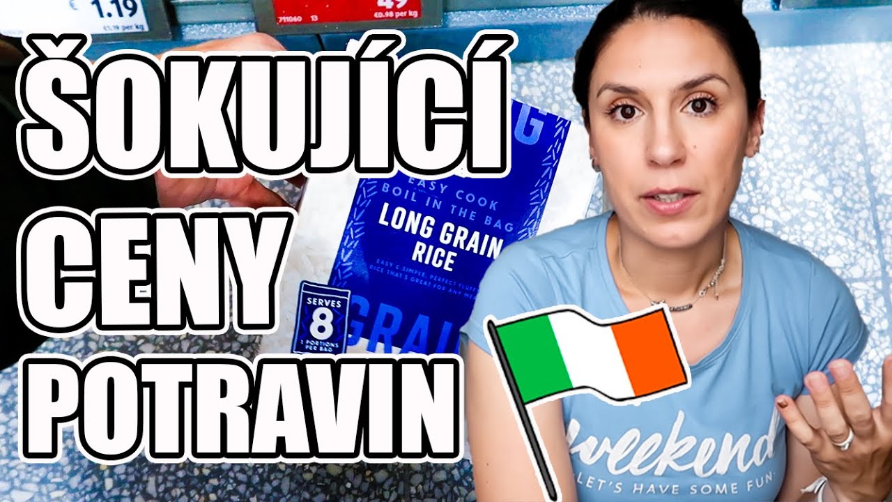 CENY ZBOŽÍ V IRSKU, KTERÉ VÁS NEMILE PŘEKVAPÍ, KOLIK STOJÍ V ZAHRANIČÍ POTRAVINY, DENNÍ VLOG,