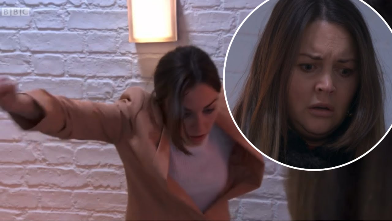 EastEnders - Ruby Allen Falls Down The Stairs After An Argument With Stacey (26th February 2021)
