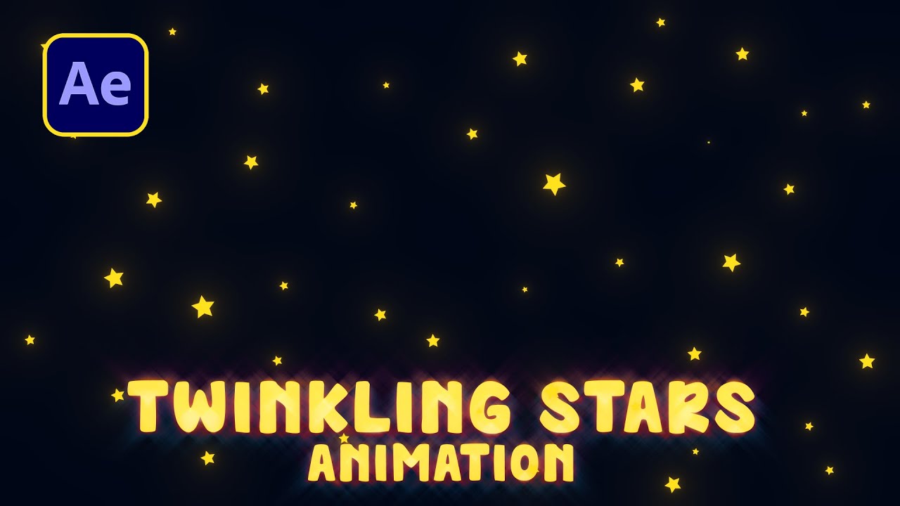 Twinkling Stars Animation in After Effects | Quick Tutorial