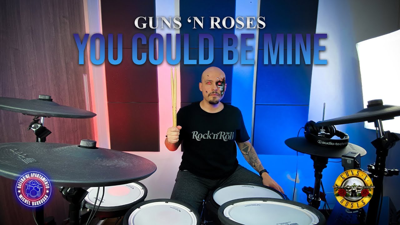 GUNS 'N ROSES - YOU COULD BE MINE | BATERA DE APARTAMENTO | DRUM COVER