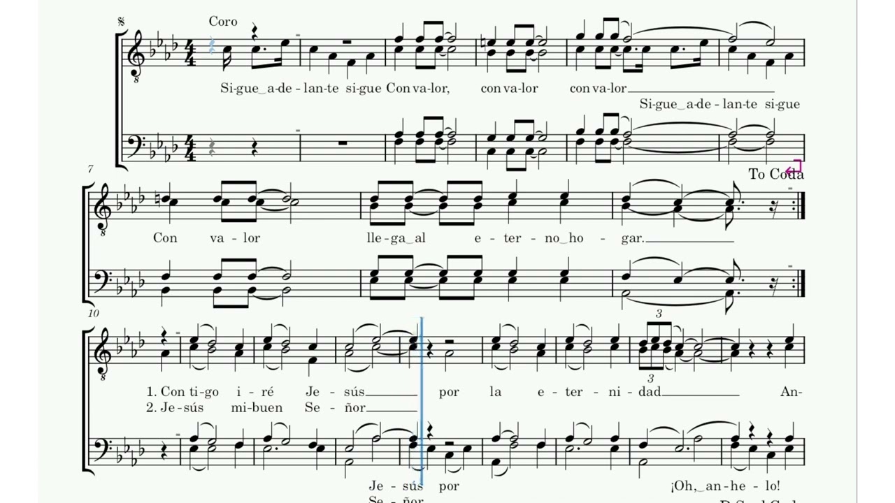 7. Sigue Adelante - Barítono