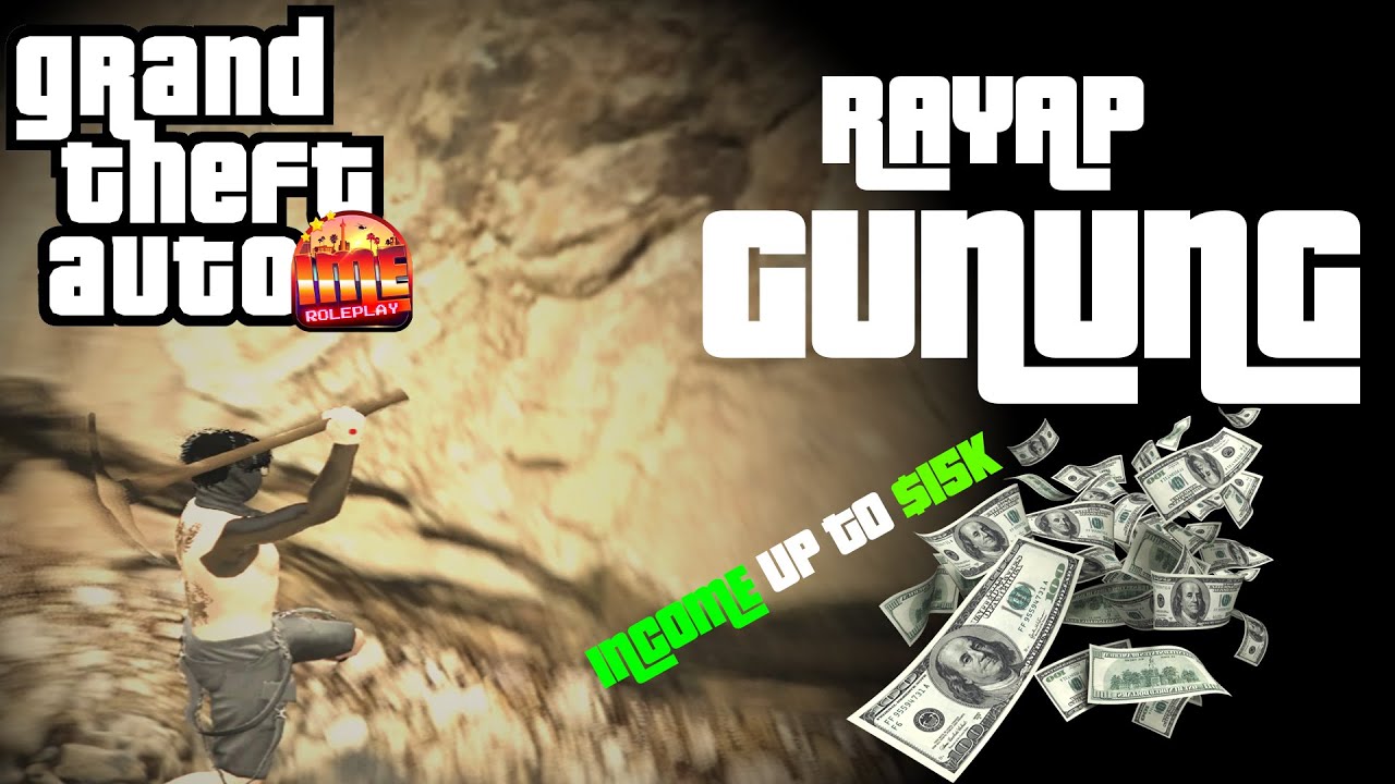Tutorial Kerja Tambang (GTA V IME ROLEPLAY) EZ MONEY❗❗ untuk Pemula. 