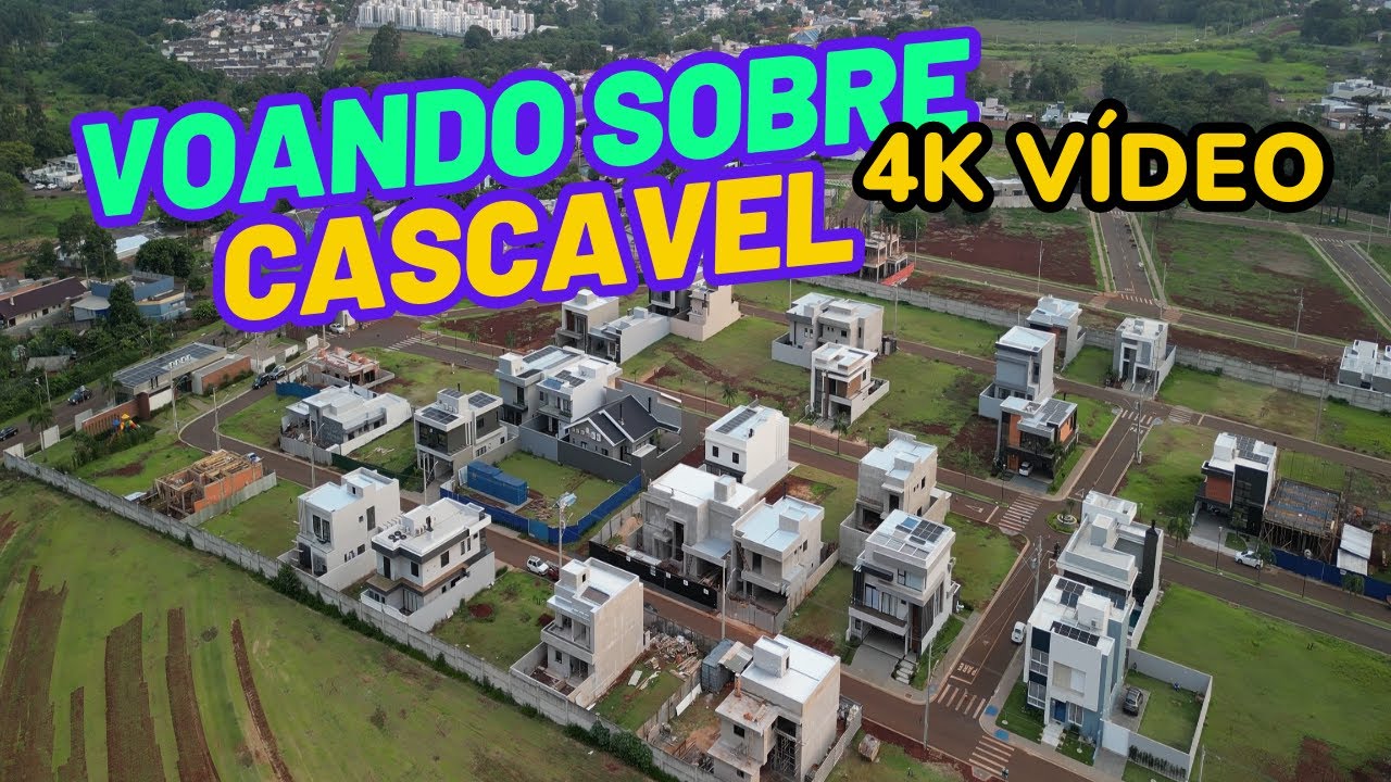 [ DRONE 4K ] CASCAVEL - Distrito Industrial e Regi&atilde;o de Loteamentos - Melhor de Cascavel
