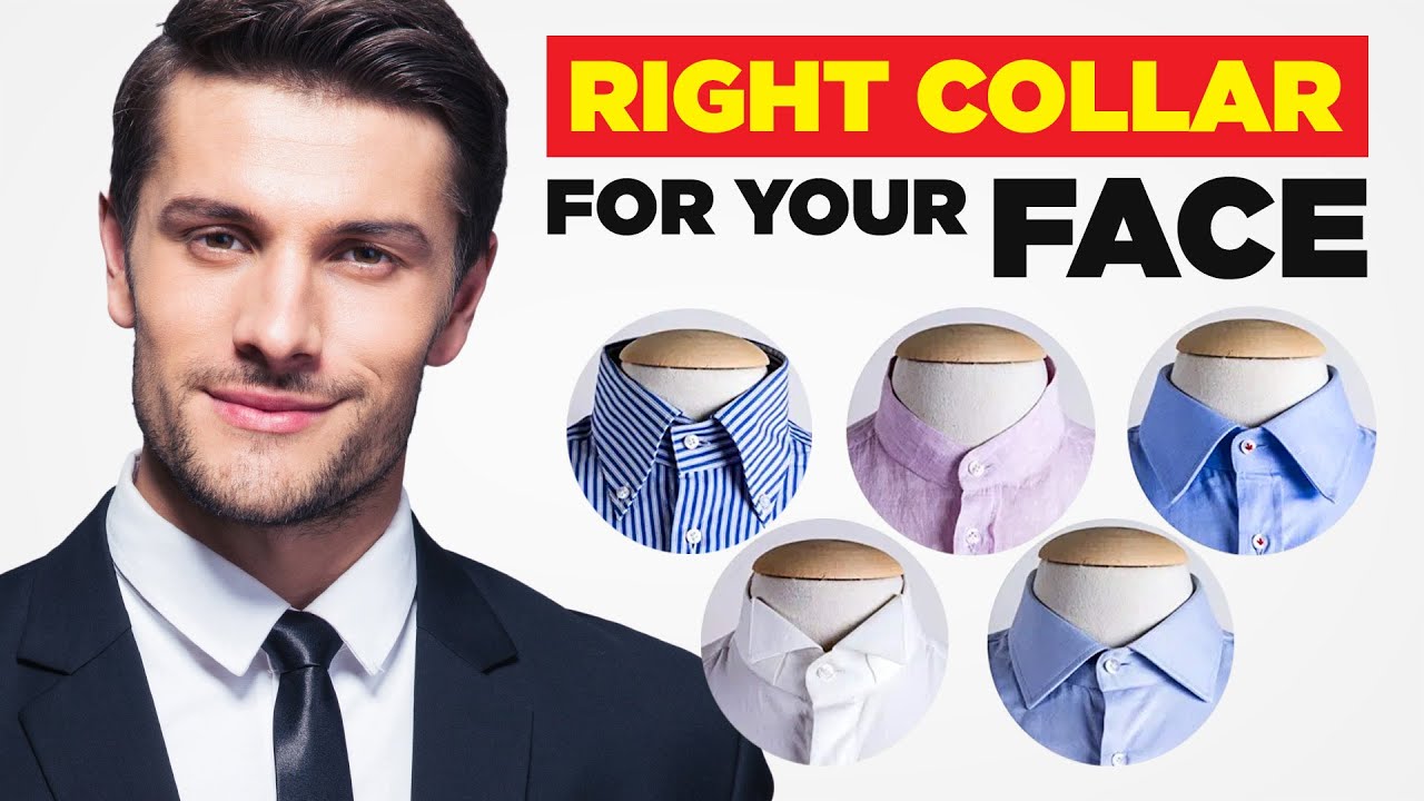 The RIGHT Collar For YOUR Face Shape! Ultimate Guide To Dress Shirt Collars