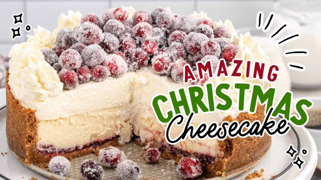 Mouthwatering Christmas Cheesecake