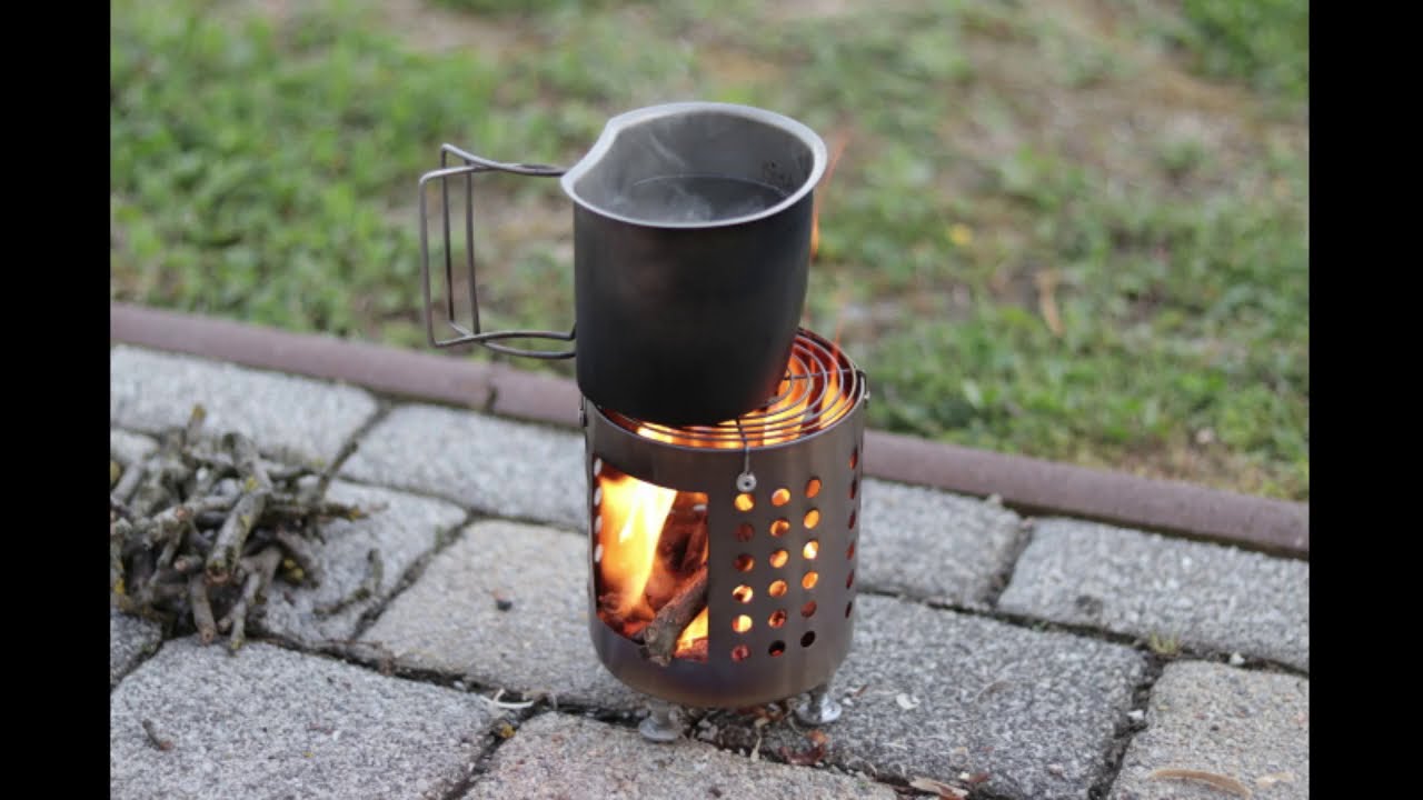 Hobokocher/Outdoorkocher mit Ikea Besteckst&auml;nder selber bauen