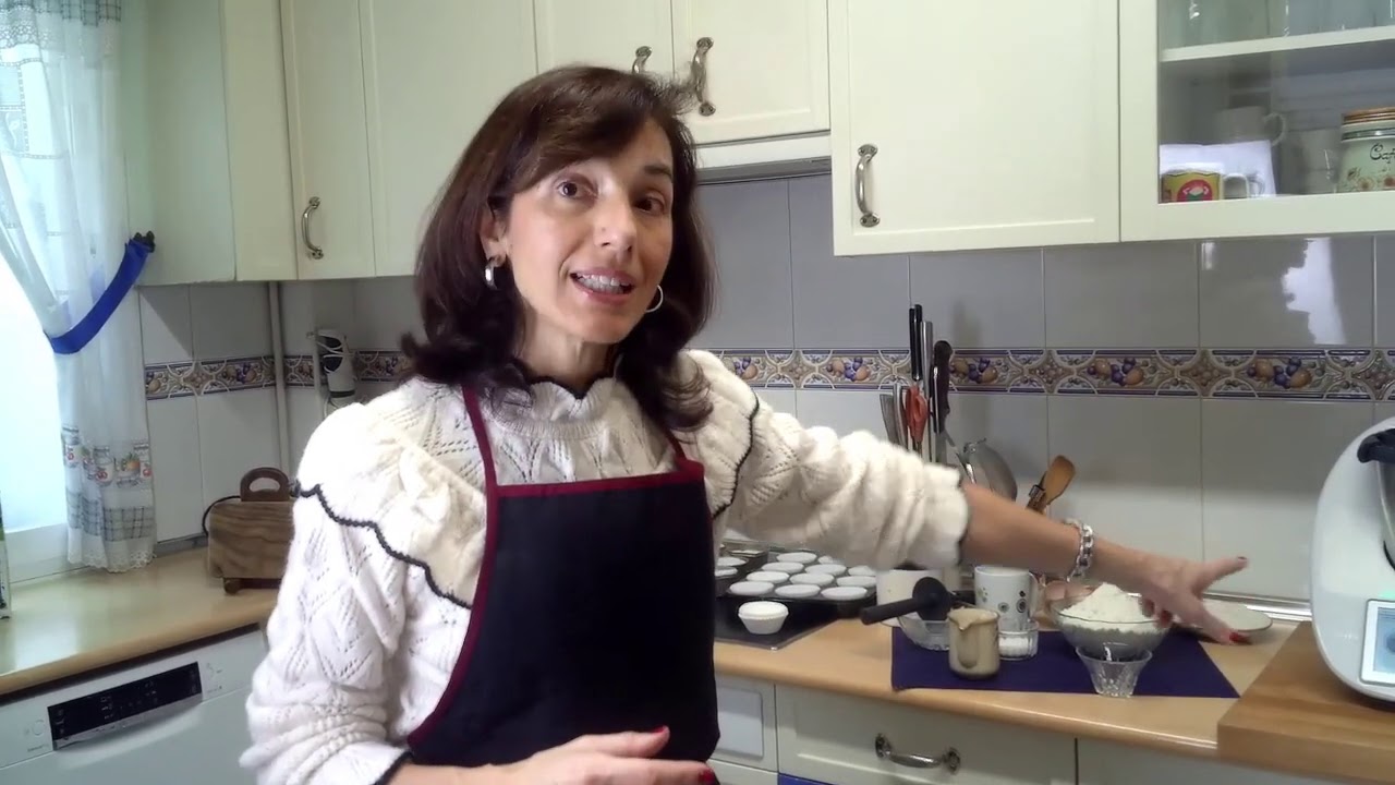 Magdalenas de nata con thermomix