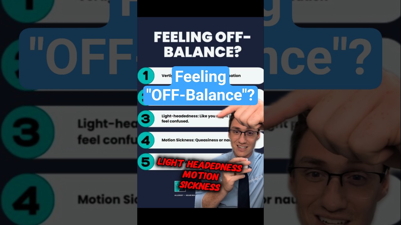 Ever feel&nbsp;off balance&mdash;but can't quite explain it?  Comment 