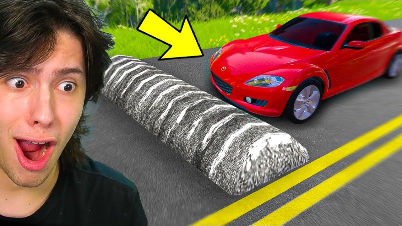 SUPER CARROS VS QUEBRA MOLA GIGANTE !!! (BeamNg Drive)