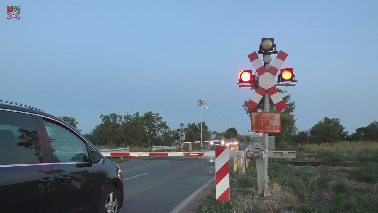 Trecere la nivel cu calea ferată Gătaia (RO) - 1.8.2025 / Žel. přejezd / Romanian railroad crossing