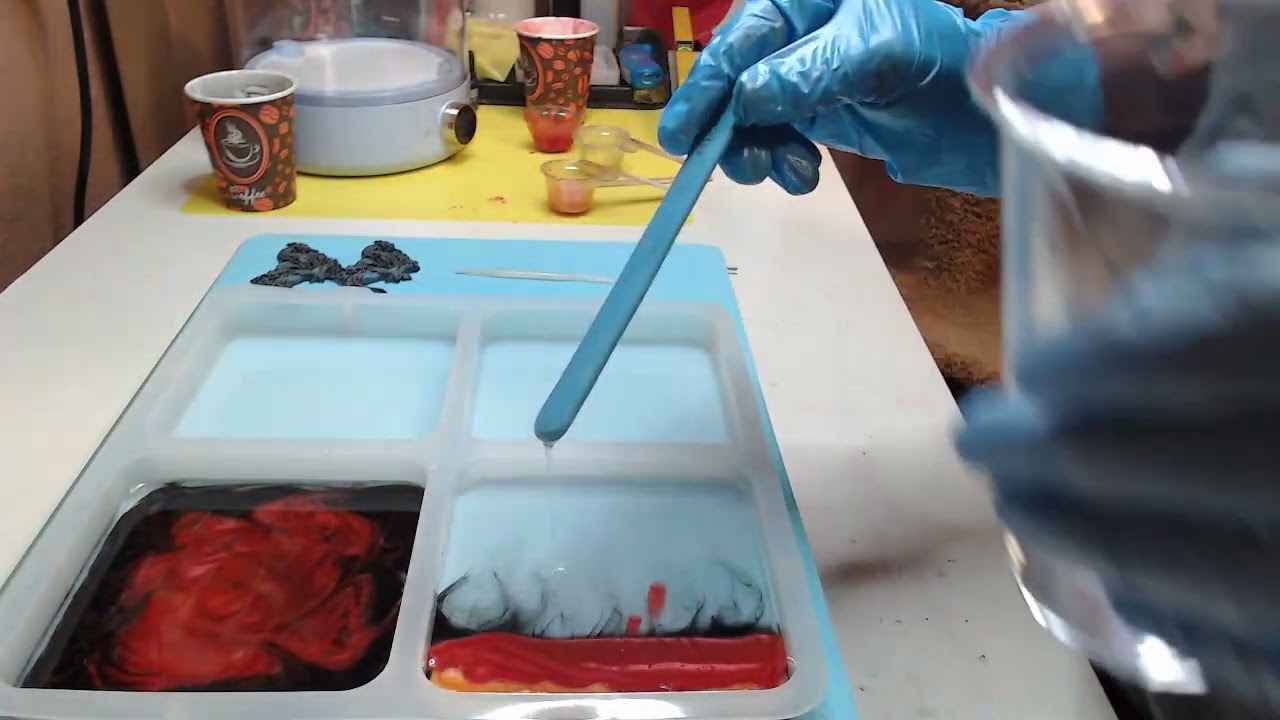 Flames in Resin - Flaming Resin Dragons 