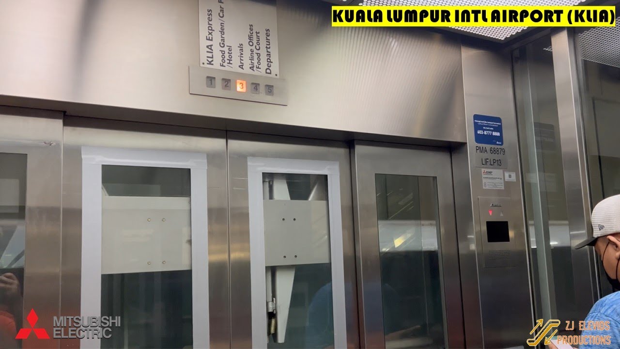 Mitsubishi Elevator at Kuala Lumpur International Airport (KLIA), Selangor, Malaysia. (Lift A & B)