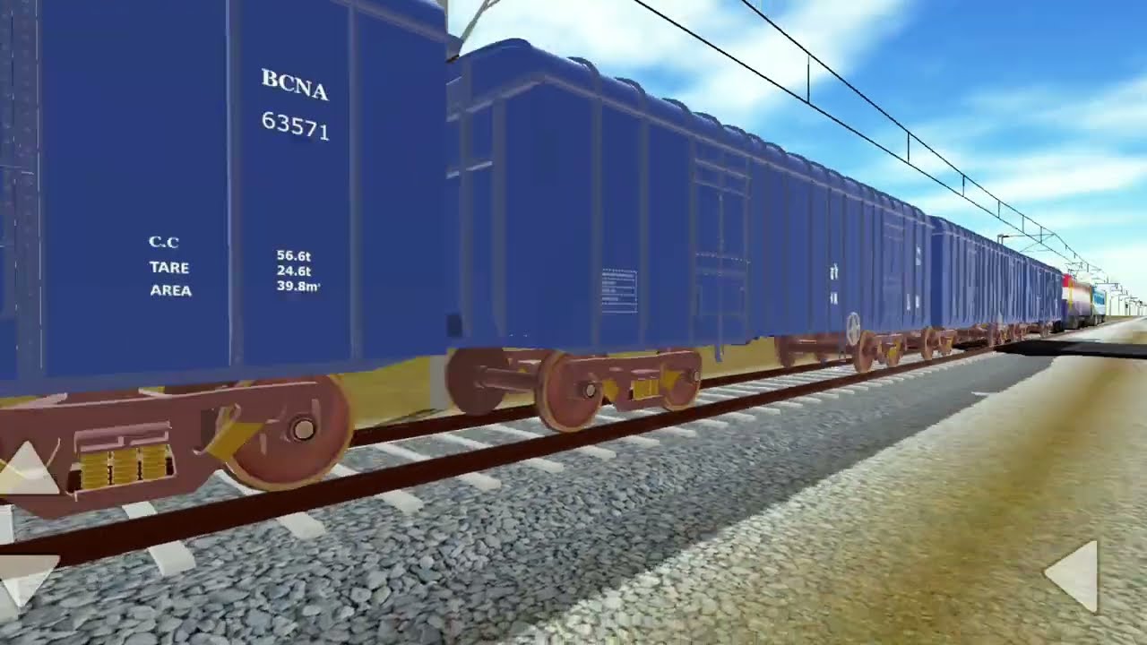 Indian train crossing 3D gameplay || airport + railway crossing game play || indian train simulator