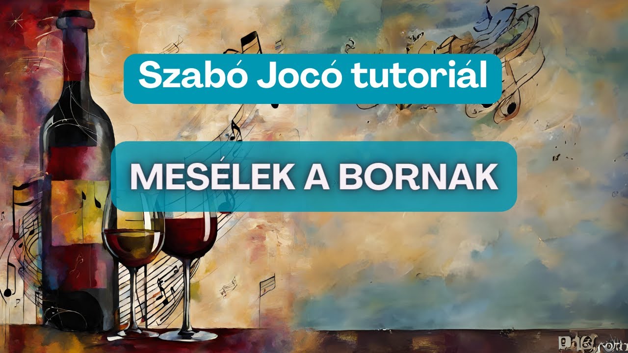 Szabó Jocó tutoriál: Mesélek a bornak