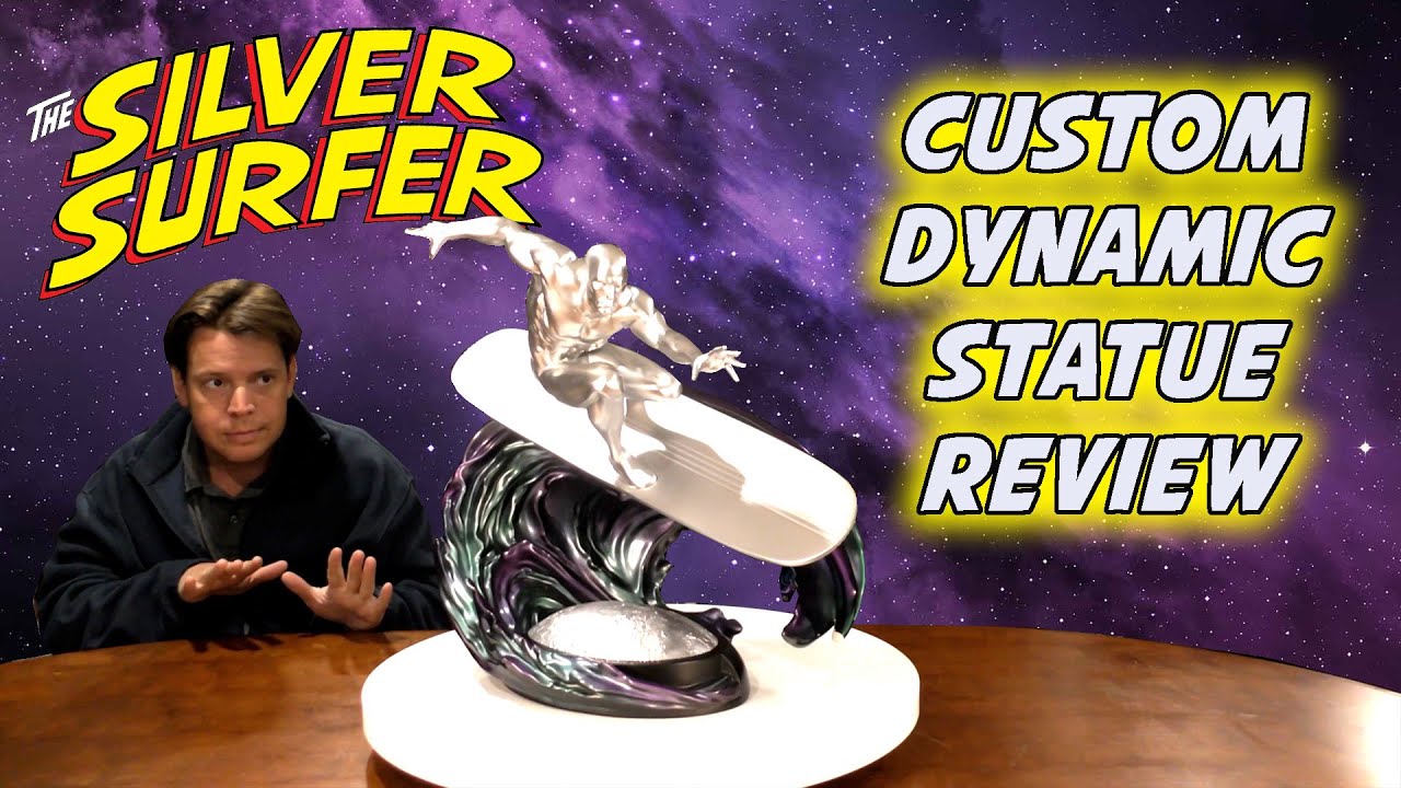 CRAZY DYNAMIC custom SILVER SURFER Statue Review