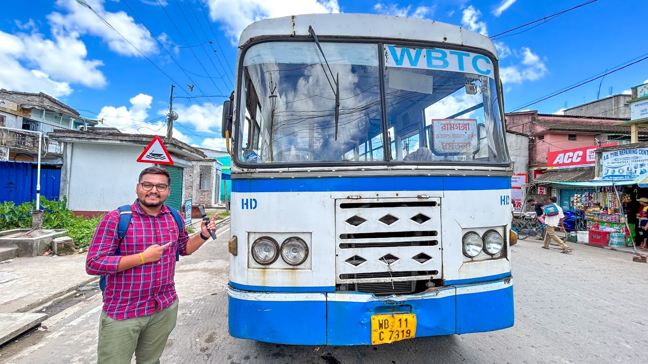 কলকাতা থেকে রামগঙ্গা ননস্টপ ভূ-তল বাসে জার্নি ভ্লগ Kolkata Ramganga Non-Stop State Bus Journey Vlog.