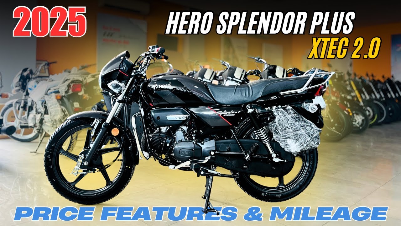 2025 Hero Splendor Plus Xtec 2.0 Full Review ✅ Price & Features ❤️ Mileage King Bike