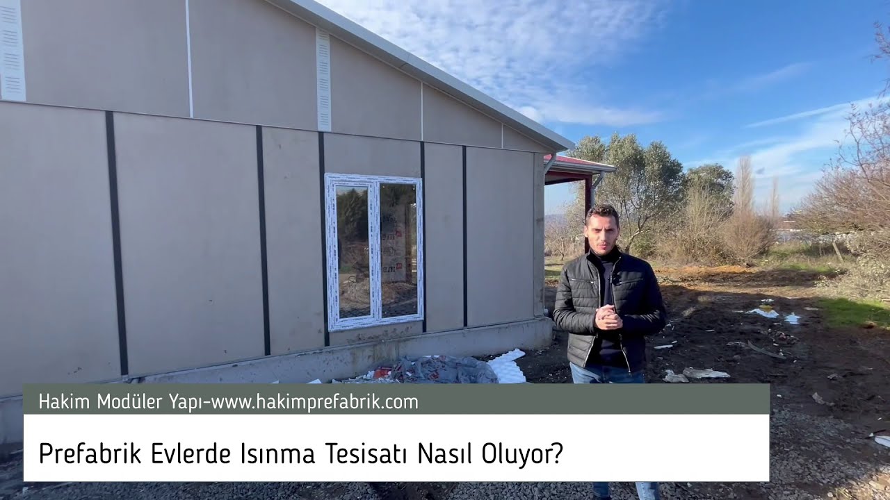 Prefabrik Evlerde Isıtma Tesisatı Nasıl Olur? Prefabrik Ev Projemizde Isınma Sistemini Gösteriyoruz