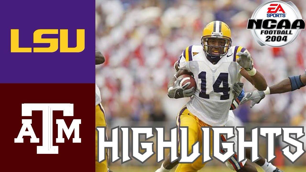 NCAA Football 2004 Sim Season 2 Highlights: #19 LSU @ #22 Texas A&M