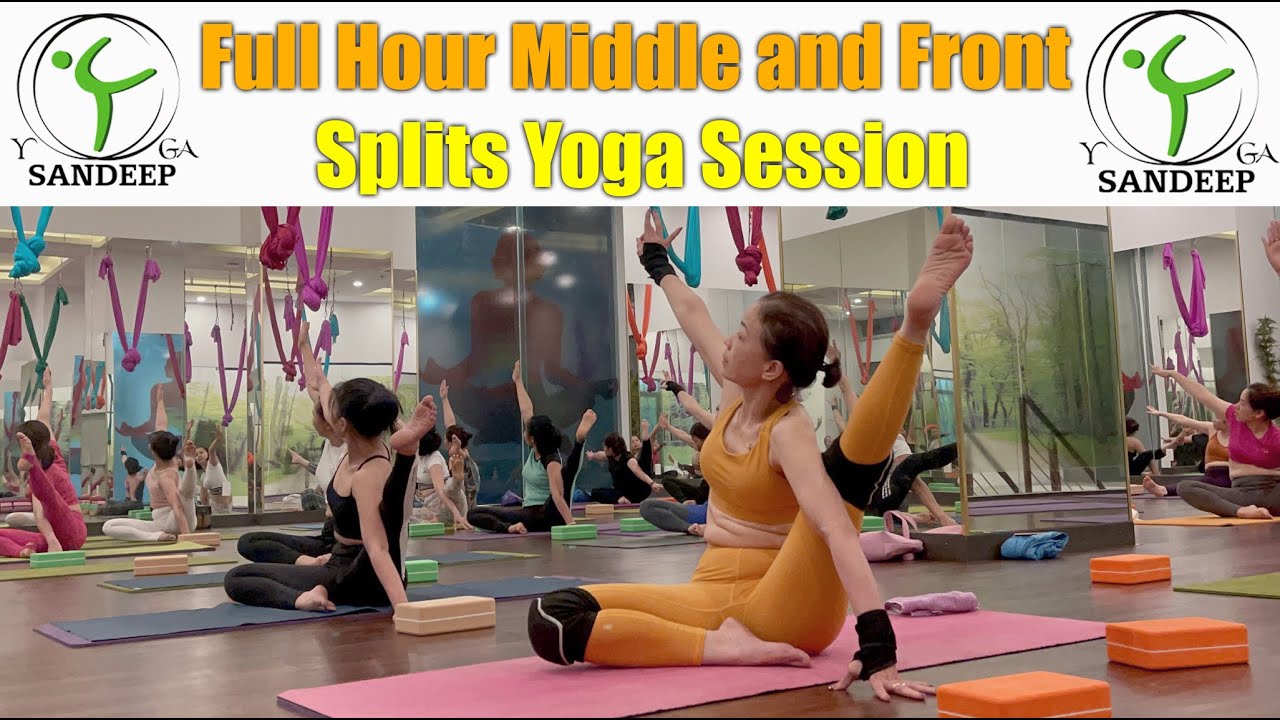 Full Hour Middle and Front Splits Yoga Session | Yoga With Sandeep | Vietnam
