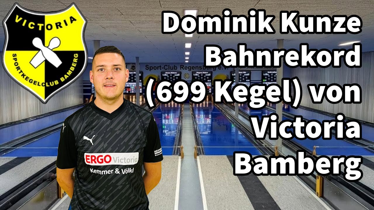 Dominik Kunze (699 Kegel/Bahnrekord) | Victoria Bamberg | 1. Bundesliga Kegeln 2024/2025