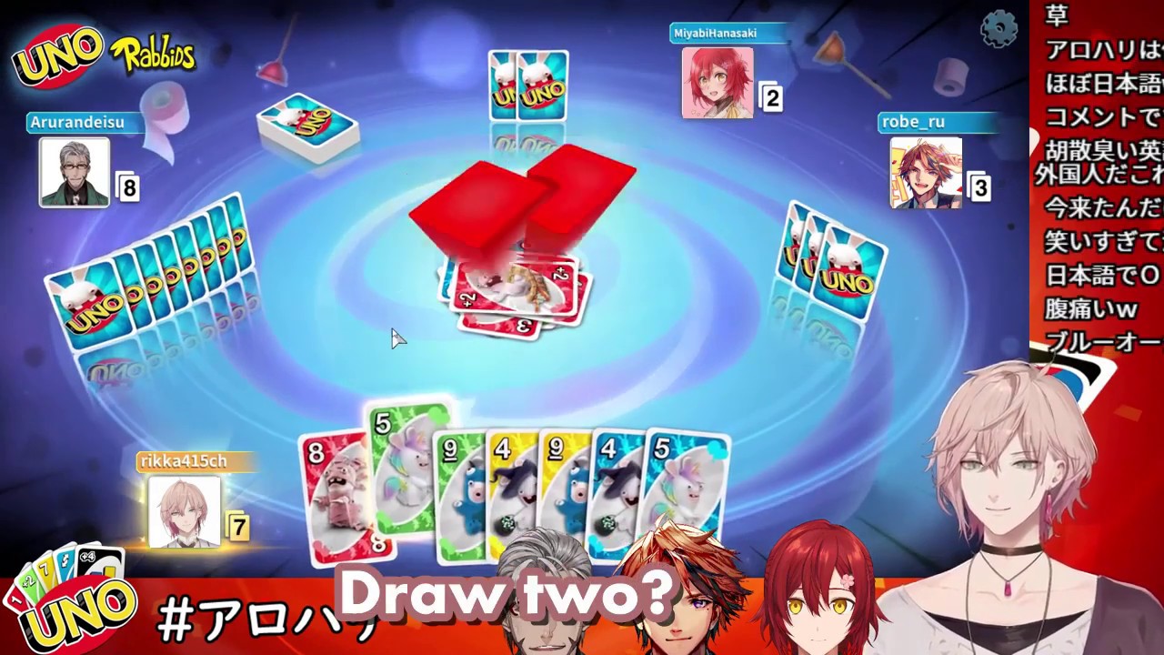 English UNO First Match [Holostars / AROHARI]