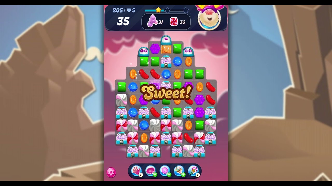 Candy Crush Level 205 | Tips & Tricks to Win Easily! 🎮💡| candy crush saga level 205 #candycrush2025