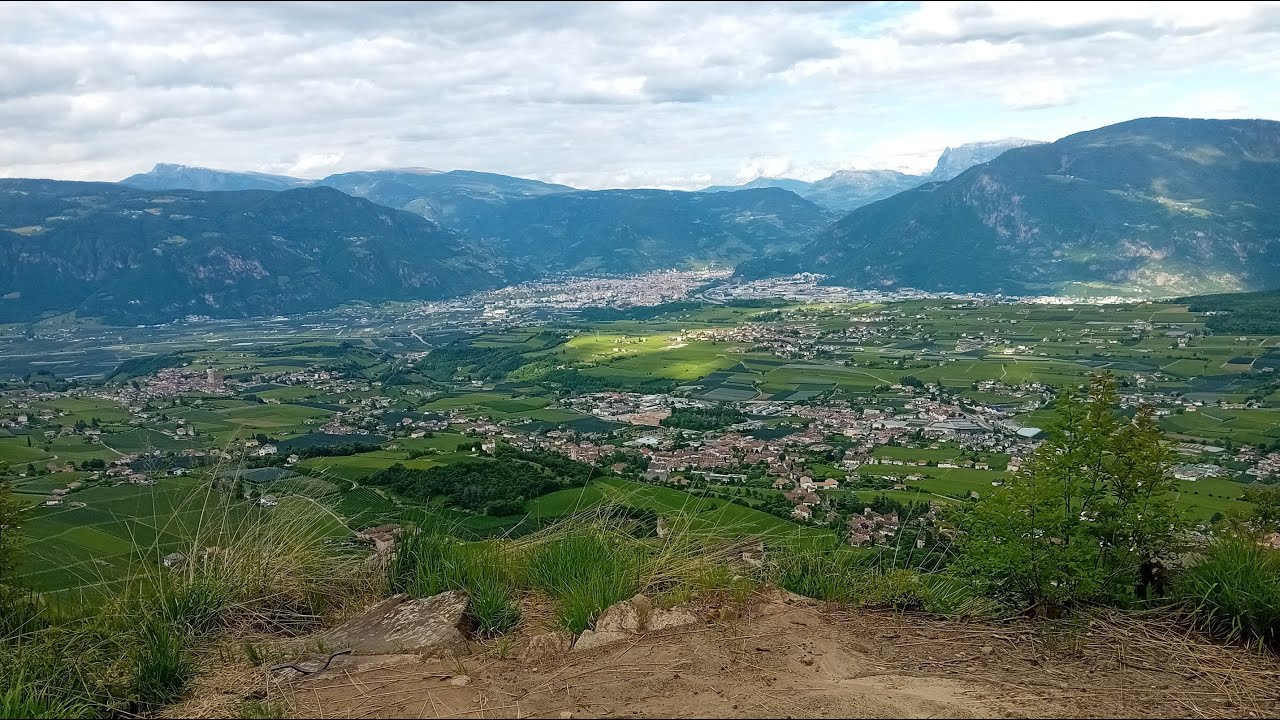 ep260 Mendelpass view on Bolzano (Sudtirol Italy)