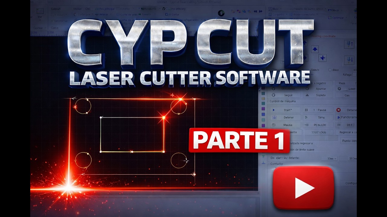 Cypcut Laser para PRINCIPIANTES: Guía de Funciones Básicas (Paso a Paso)