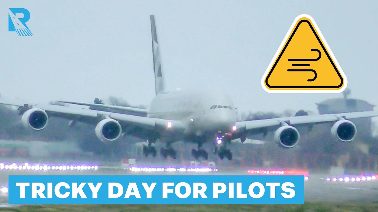 High Winds Hit Heathrow! | Heathrow: Britain's Busiest Airport | Double Episode