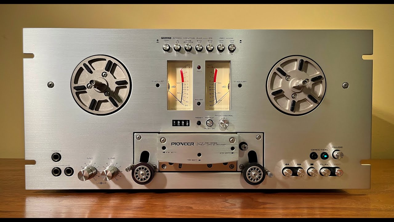 Pioneer RT-707 Reel to Reel Tape Deck - Restored - Stunning!