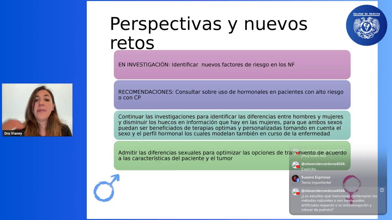 Conferencia Más Salud. Cáncer pulmonar. Perspectiva de género y nuevos retos