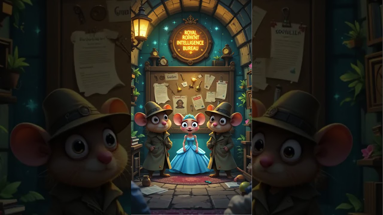 urdu/hindi version Cinderella aur Talking Mice Detectives 🐭🔍 