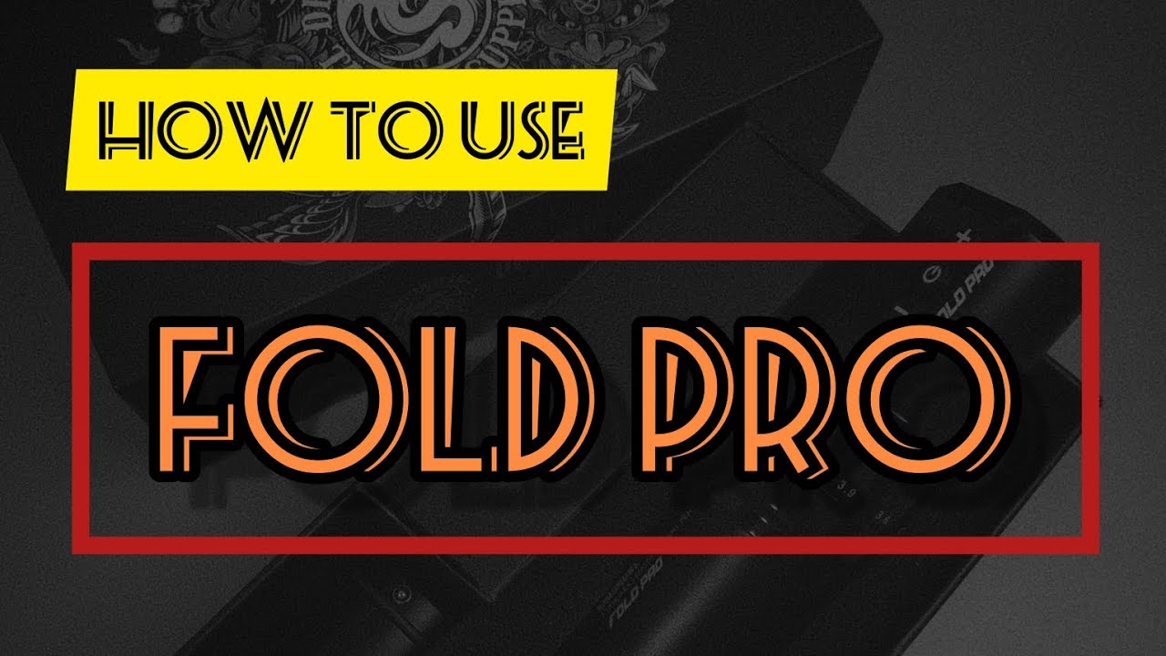 Tattoo machine: Fold Pro รีวิว พร้อมกับสอนใช้เครื่องเทพและการเลือกใช้สโตรกให้เหมาะสม