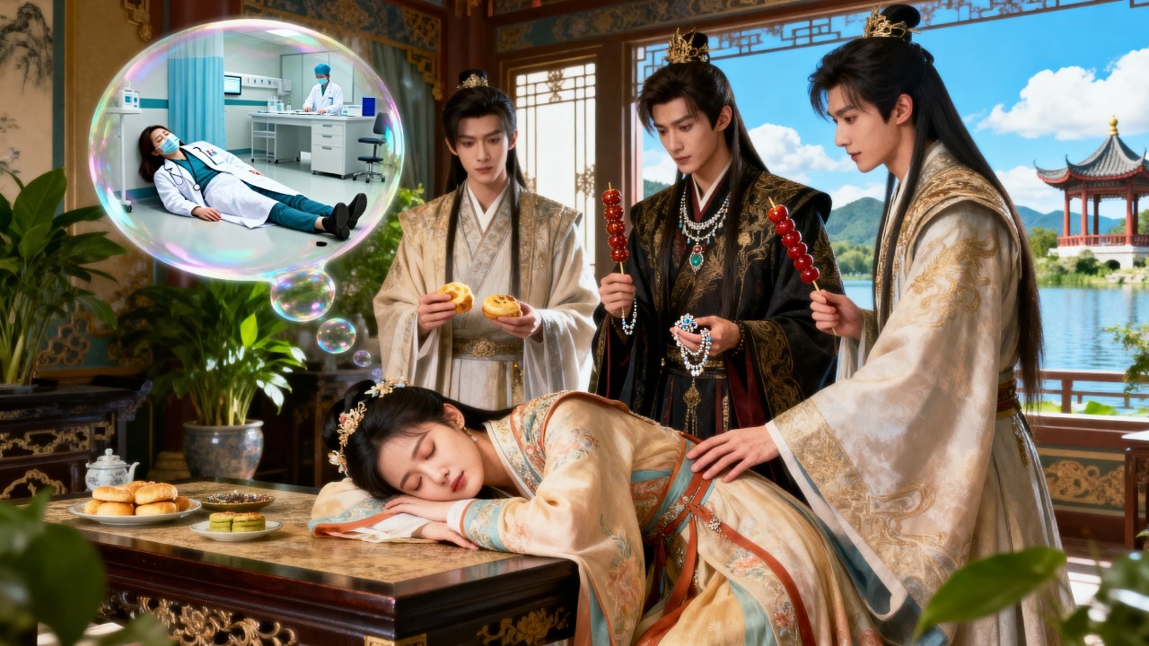 modern female doctor dies from overtime, travels to ancient times and is beloved by three princes!