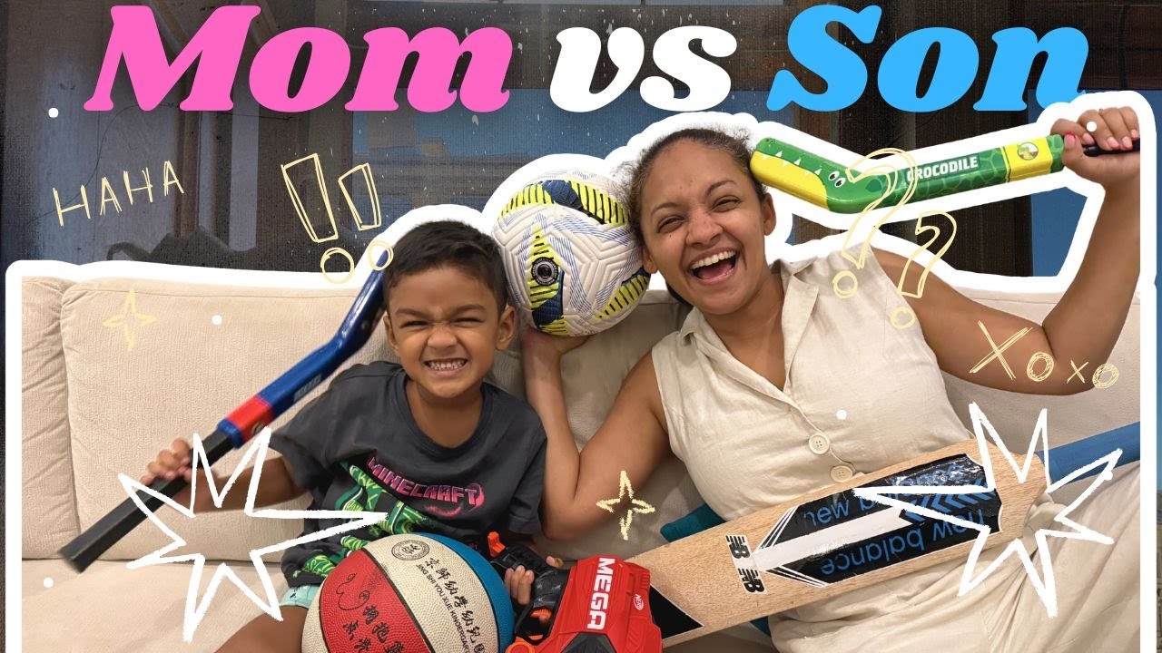 MOM VS SON CHALLENGES : SPORTS EDITION