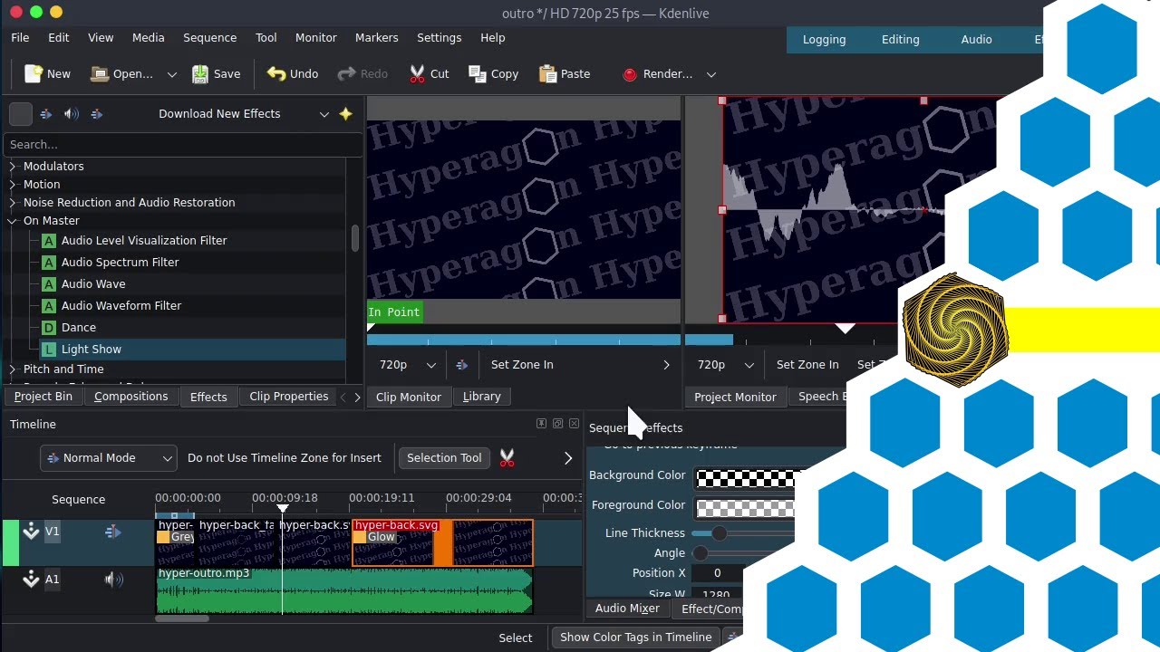 How to use Kdenlive (.KDENLIVE)
