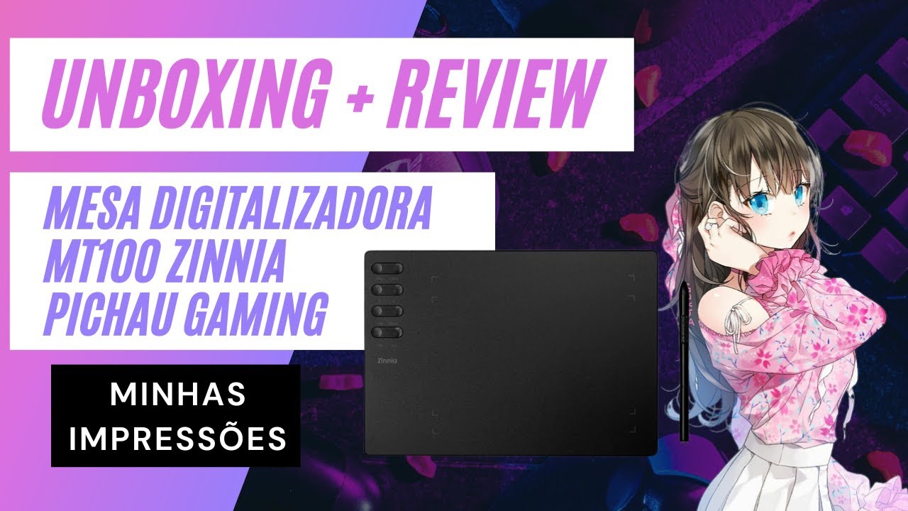 Unboxing e Review mesa MT100 Zinnia