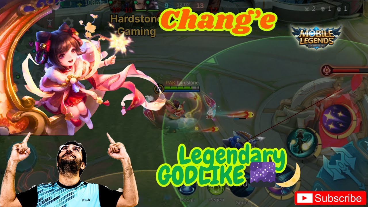 Chang’e Legendary Performance ⚡Mobile Legends Bang Bnag | MLBB  |1440p60fps #hardstonegaming