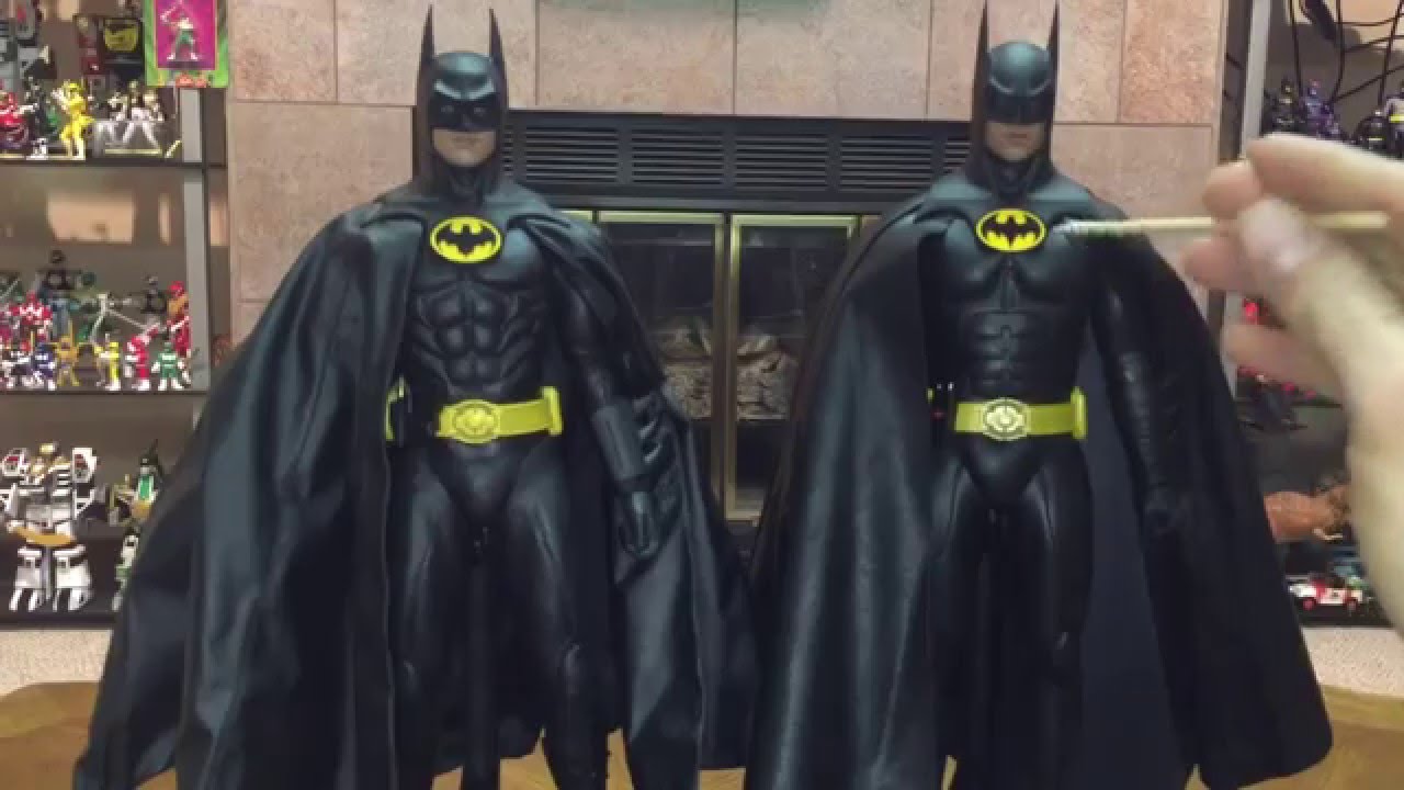 HOT TOYS: Comparison Between the DX09 1989 Batman and MMS293 1992 Batman Returns Figures!
