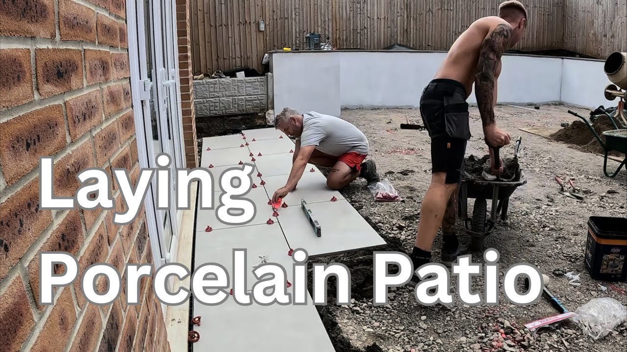 Laying a Porcelain Patio with ACO Drains | Step-by-Step Installation