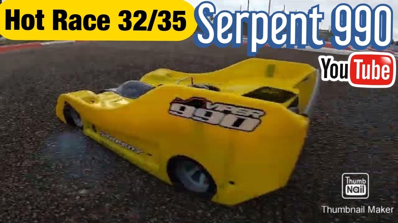 ✅ SERPENT VIPER 990 PNEUS HOT RACE 32/35 - SUPER ON A REGLE LA BOITE DE VITESSE !