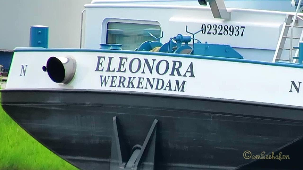GMS ELEONORA PD2056 MMSI 244650878 Emden riverbarge inland cargo ship Binnenschiff