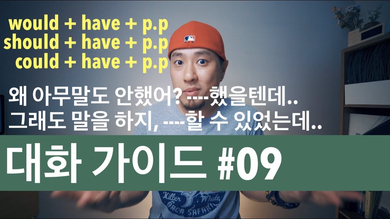 💬 영어회화 | 대화가이드 #09 | would + have + p.p / should + have + p.p / could + have +p.p